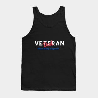 Veteran Dad: Hero, King, Legend Tank Top